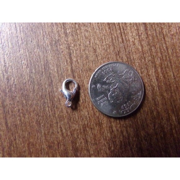 Silver Plated Lobster Clasps - Picture 2 of 3